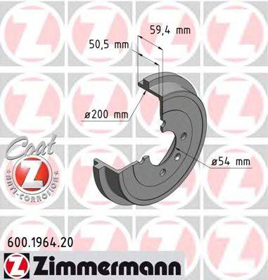 Тормозной барабан 7D0441 KAWE