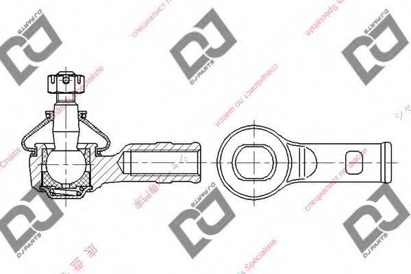 Наконечник поперечной рулевой тяги DE1354 DJ PARTS