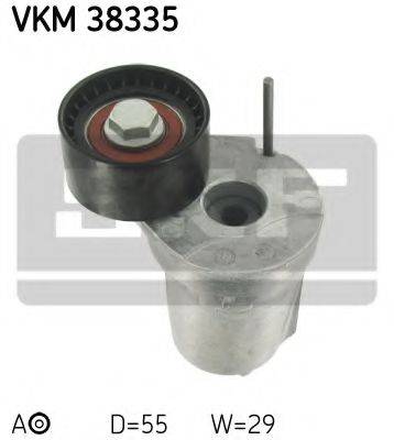 Натяжной ролик, поликлиновой  ремень VKM 38335 SKF