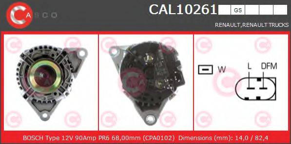 Генератор CAL10261GS CASCO