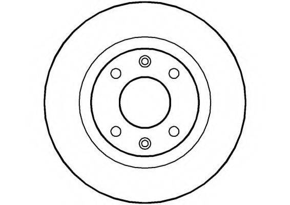 Тормозной диск NBD885 NATIONAL