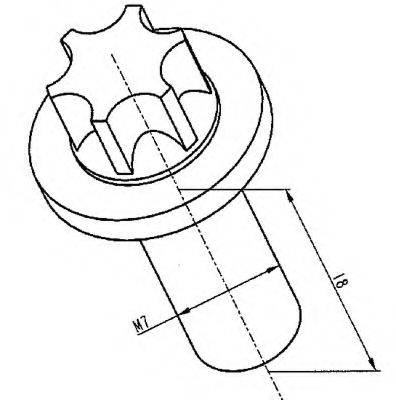 Болт 102241 WAHLER