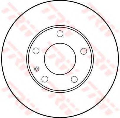 Тормозной диск DF1556 TRW