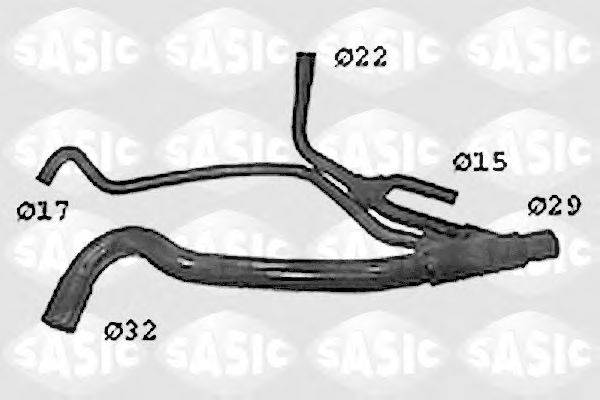 Шланг радиатора SWH4300 SASIC