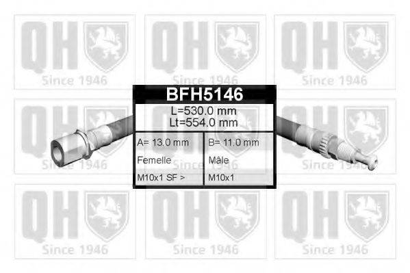 Тормозной шланг BFH5146 QUINTON HAZELL