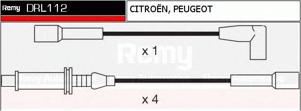 Комплект проводов зажигания DRL112 REMY