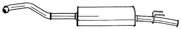 Глушитель выхлопных газов конечный SG50609 AKS DASIS