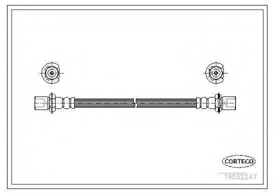 Тормозной шланг 19032247 CORTECO