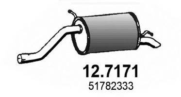 Глушитель выхлопных газов конечный 12.7171 ASSO