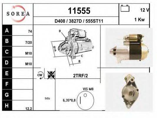 Стартер 11555 EAI