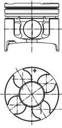 Поршень 40290620 KOLBENSCHMIDT