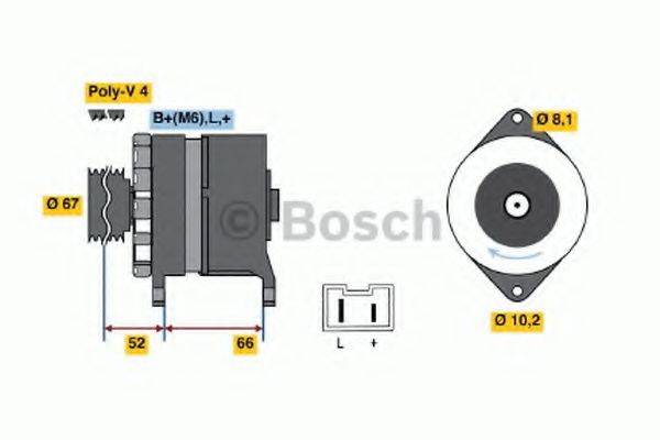 Генератор 0 986 034 000 BOSCH