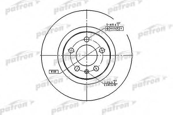 Тормозной диск PBD4027 PATRON