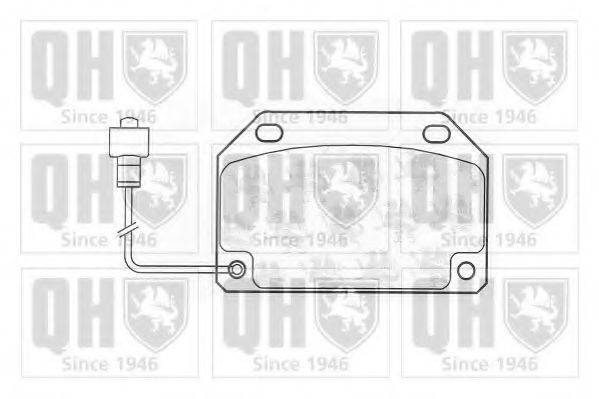 Комплект тормозных колодок BP152 QUINTON HAZELL