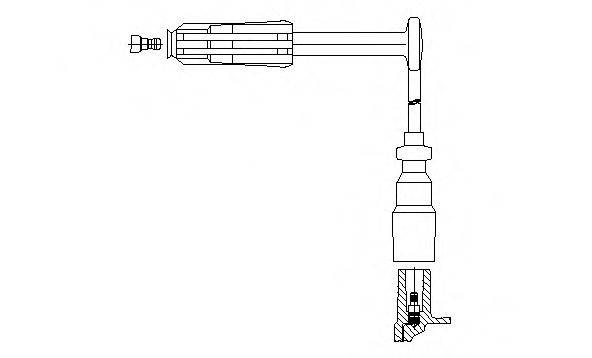 Провод зажигания 167/49 BREMI