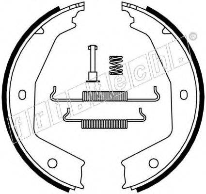 Комплект тормозных колодок, стояночная тормозная система