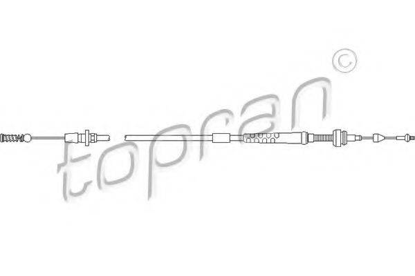 Тросик газа 103 086 TOPRAN