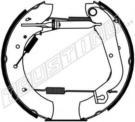 Комплект тормозных колодок 6207 TRUSTING