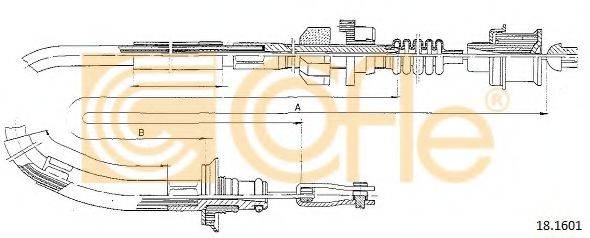 Трос, управление сцеплением 18.1601 COFLE