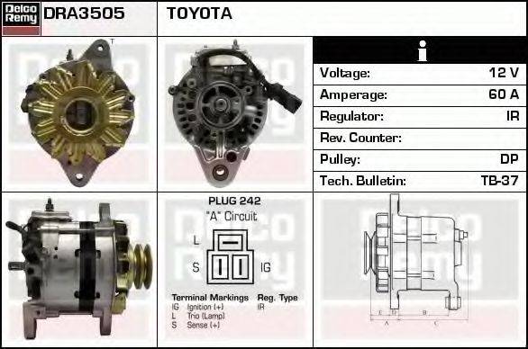 Генератор DRA3505N REMY