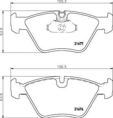 21677/20,3мм Тормозные колодки PAGID T1103 PAGID