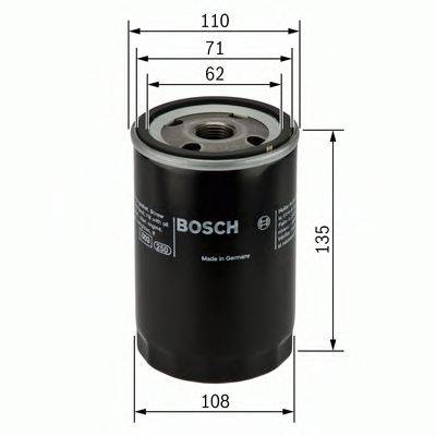 Фильтр масляный 0 451 203 206 BOSCH