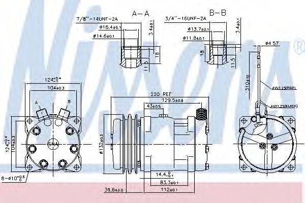 Компрессор 89624 NISSENS