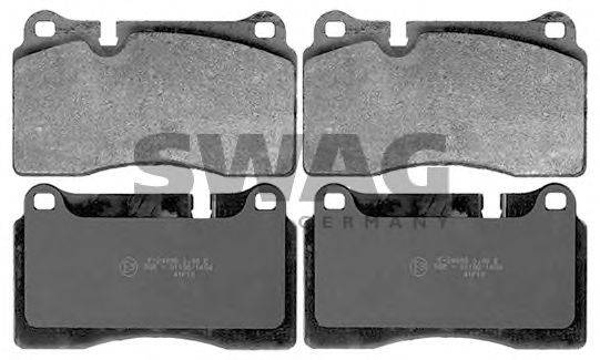 Комплект тормозных колодок, дисковый тормоз 30 11 6219 SWAG