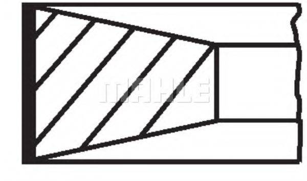 Комплект колец 50000905 KOLBENSCHMIDT