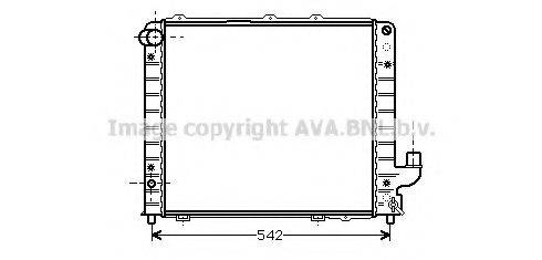 Радиатор, охлаждение двигателя LC2056 AVA QUALITY COOLING