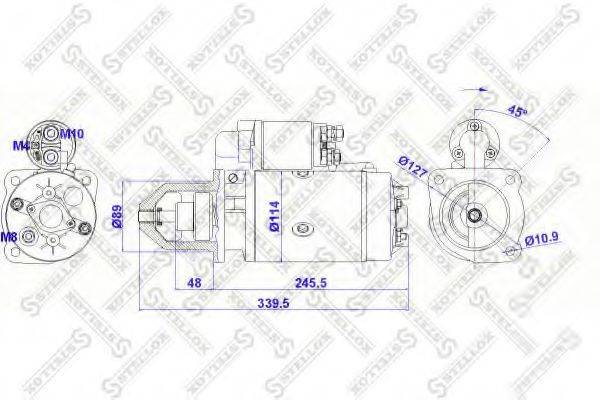 Стартер 88-02027-SX STELLOX