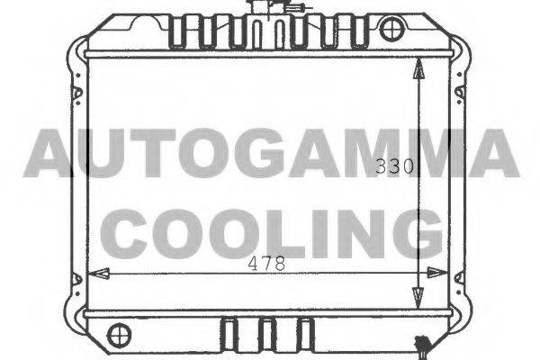 Теплообменник 100637 AUTOGAMMA