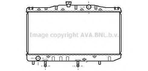 Радиатор, охлаждение двигателя TO2048 AVA QUALITY COOLING