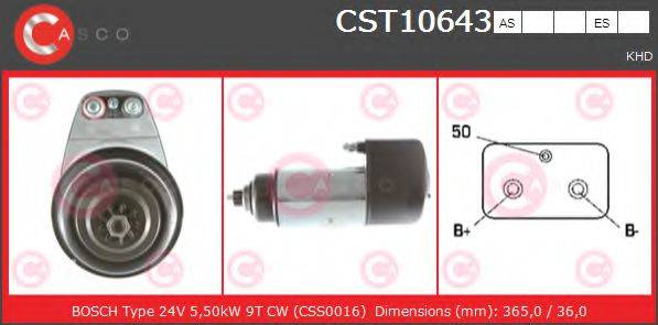 Стартер CST10643AS CASCO