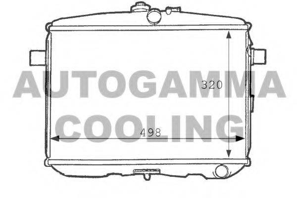 Теплообменник 101086 AUTOGAMMA