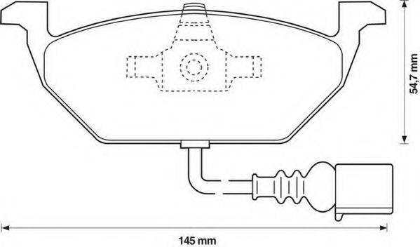 Комплект тормозных колодок, дисковый тормоз 430216171111 MAGNETI MARELLI