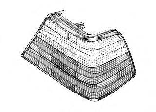 Задний фонарь 3025931 VAN WEZEL