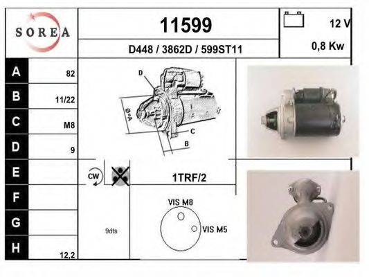 Стартер 11599 EAI