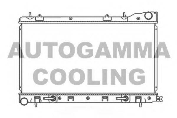 Радиатор, охлаждение двигателя 104705 AUTOGAMMA