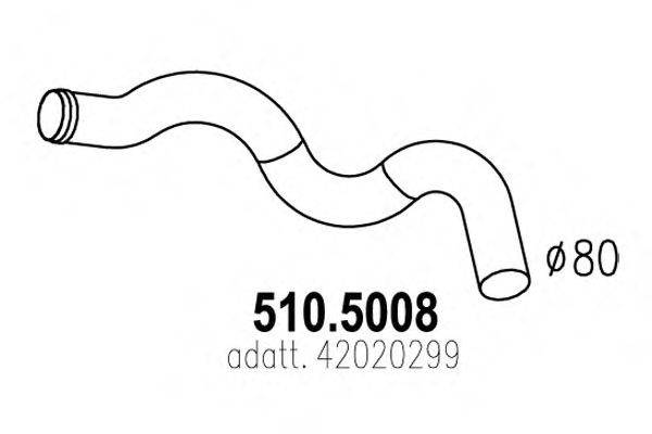 Трубка 510.5008 ASSO