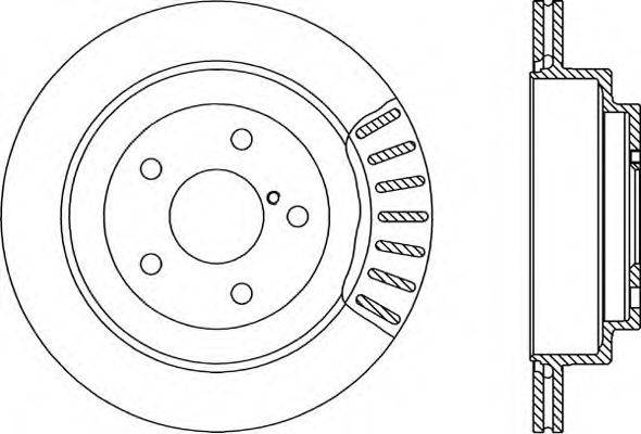 Тормозной диск BDR1494.20 OPEN PARTS