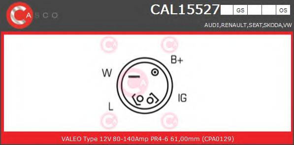 Генератор CAL15527OS CASCO