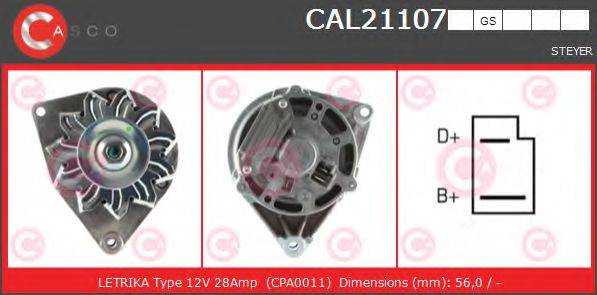 Генератор CAL21107GS CASCO