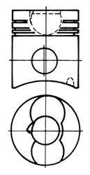 Поршень 93274600 KOLBENSCHMIDT