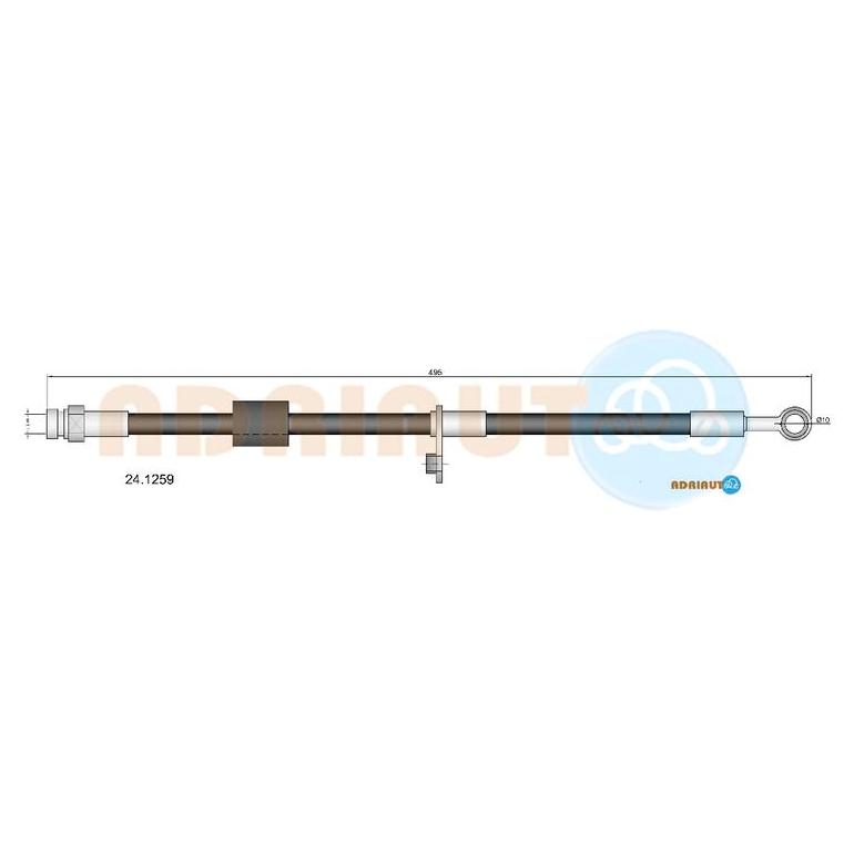 Тормозной шланг 24.1259 ADRIAUTO