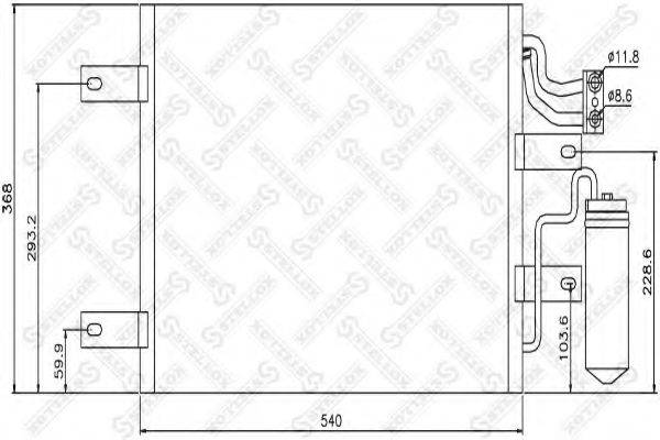 10-45492-SX STELLOX Конденсатор 10-45492-SX STELLOX