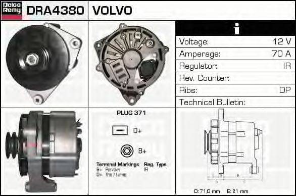 Генератор DRA4380 REMY