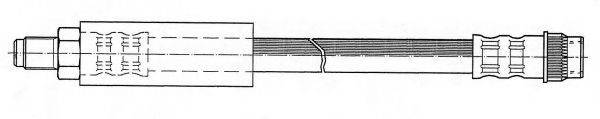 Тормозной шланг FHY2583 FERODO