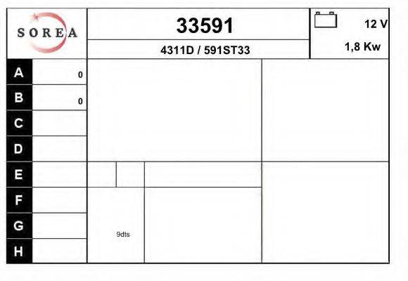 Стартер 33591 EAI
