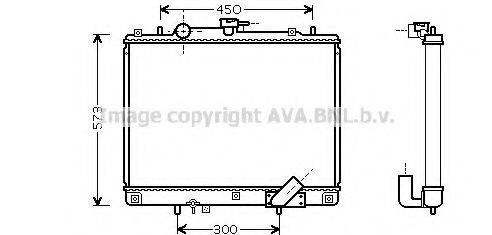 Радиатор, охлаждение двигателя ADC49829 BLUE PRINT